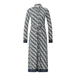 Casablanca Blusenkleid in Maxi-Länge grün Maxikleid