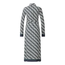 Casablanca Blusenkleid in Maxi-Länge grün Maxikleid