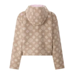 Casablanca Kapuzenjacke aus Schurwolle braun Daunenjacke