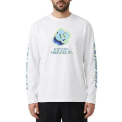 Casablanca Langarmshirt Smile Future weiß T-Shirt