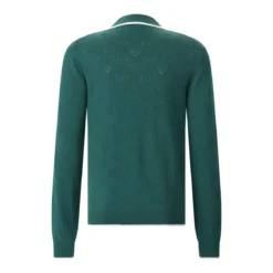 Casablanca Poloshirt aus Viskose-Mix grün Poloshirt