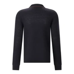 Casablanca Poloshirt aus Wolle blau Poloshirt