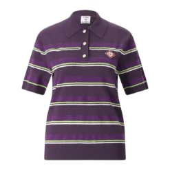 Casablanca Poloshirt mit Logo lila Poloshirt