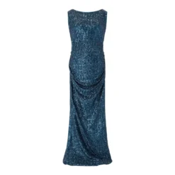 Chiara Boni Langes Paillettenkleid Nima Blau Abendkleid