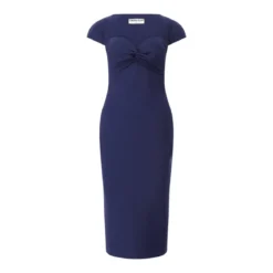 Chiara Boni Midikleid Battiata Dunkelblau Midikleid