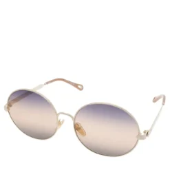 Chloé CH0281S-002 Gold-Gold-Blue Sonnenbrille