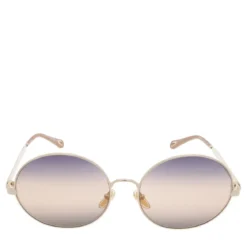 Chloé CH0281S-002 Gold-Gold-Blue Sonnenbrille