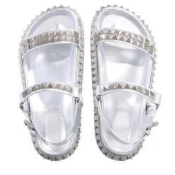 Christian Louboutin Pyrabizz Sandal Silver Sandalen
