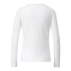 Cinque Strickjacke aus Viskose-Stretch weiß Strickjacke