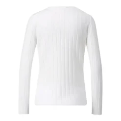 Cinque Strickjacke aus Viskose-Stretch weiß Strickjacke