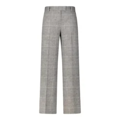 CIRCOLO 1901 Stoffhose mit weitem Bein Grau Stoffhose