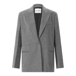 Closed Blazer mit Schurwoll-Mix grau Übergangsjacke