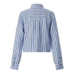 Closed Gestreifte Hemdbluse blau Bluse