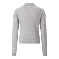 Closed Pullover aus Woll-Mix grau Pullover