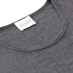 Closed T-Shirt aus Kaschmir-Mix grau Pullover
