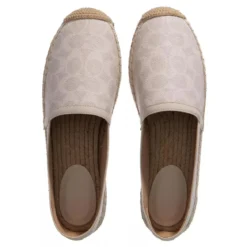 Coach Collins Coated Canvas Espadrille Chalk Espadrilles