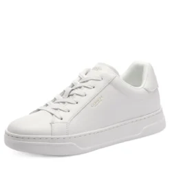 Coach High Line Leather Sneaker Optic White Low-Top-Sneaker