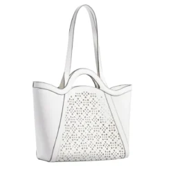 Coccinelle Coccinelle Amalia Cow.Per. Blanco Shopper