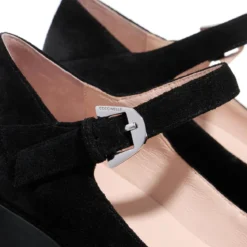 Coccinelle Coccinelleconnie Suede Vi Noir Mary Janes