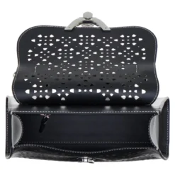 Coccinelle Coccinelle Dew Cow.Perf. Noir Crossbody Bag
