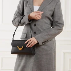 Coccinelle Coccinelle Dew Noir Schultertasche