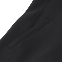 Courrèges Mantel aus Woll-Mix schwarz Wintermantel