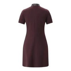 Courrèges Midikleid mit Vinylkragen rot Minikleid