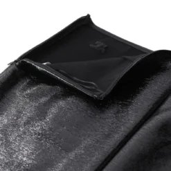 Courrèges Minirock Vinyl schwarz Minirock