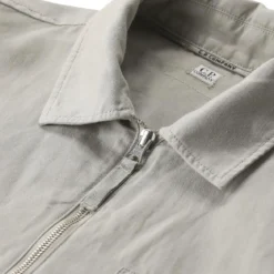 CP Company Leichte Jacke aus Baumwolle & Leinen grau Übergangsjacke