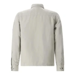 CP Company Leichte Jacke aus Baumwolle & Leinen grau Übergangsjacke