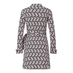 Diane von Furstenberg Midi-Kleid Didi mit Muster pink Midikleid