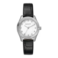 DKNY Quarzuhr Chambers Glitz schwarz Quarzuhr
