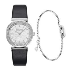 DKNY Quarzuhr Evening schwarz Quarzuhr
