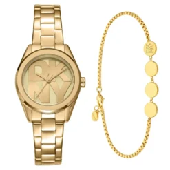 DKNY Quarzuhr Logo Watch Set gold Quarzuhr