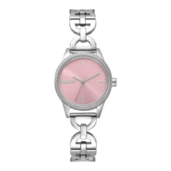 DKNY Quarzuhr Open Link Watch silber Quarzuhr