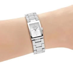 DKNY Quarzuhr Signature Square Watch silber Quarzuhr