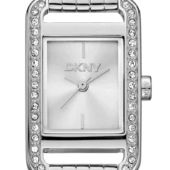 DKNY Quarzuhr Signature Square Watch silber Quarzuhr