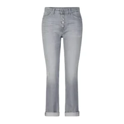 Dondup Relaxed-Fit Jeans Grau Straight Leg Jeans