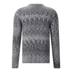 Dondup Rundhalspullover aus Woll-Mix grau Pullover