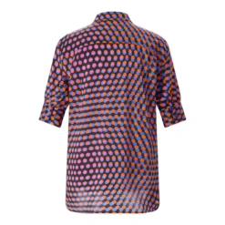 Dries Van Noten Hemdbluse aus Seide mehrfarbig Bluse