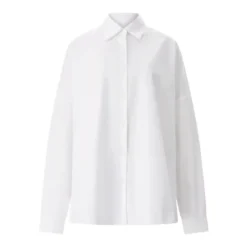 Dries Van Noten Oversized Hemdbluse Casia weiß Bluse