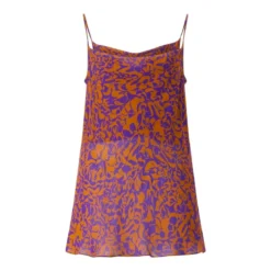 Dries Van Noten Top Chai mit Muster orange Top