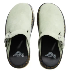 Dr. Martens ZebZag Mule Sage Green EH Suede Mules