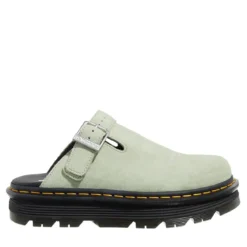 Dr. Martens ZebZag Mule Sage Green EH Suede Mules