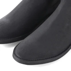 Dsquared2 Boots aus Leder schwarz Schnürschuhe