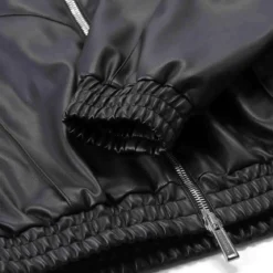 Dsquared2 Jacke aus Kunstleder schwarz Lederjacke
