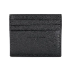 Dsquared2 Kartenetui Upside Down aus Leder schwarz Geldbörse