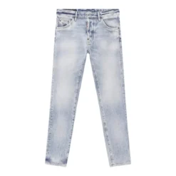 Dsquared2 Regular-Fit Jeans Teddy blau Straight Leg Jeans