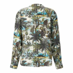Dsquared2 Seidenhemd mit Print mehrfarbig Hemd