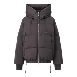 Duno Steppjacke Heka M mit Daunen Dunkelbraun Übergangsjacke